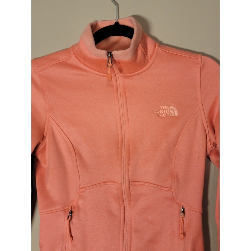 The North Face Womens Jacket Fleece lined Medium Pink Size XS - Picture 2 of 4